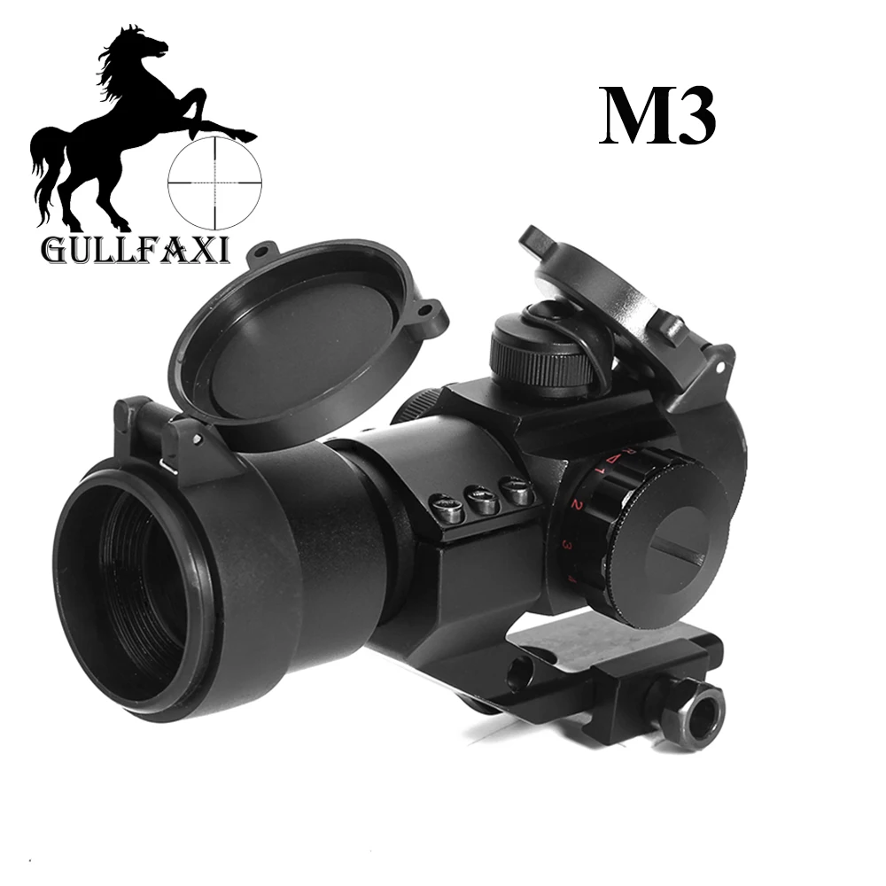 

Gullfaxi Red Dot Sight M3 Reflect Optic Sight Airsoft Rifle Hunting Scope Tactics Collimator Sight Holographic Weapon Sight