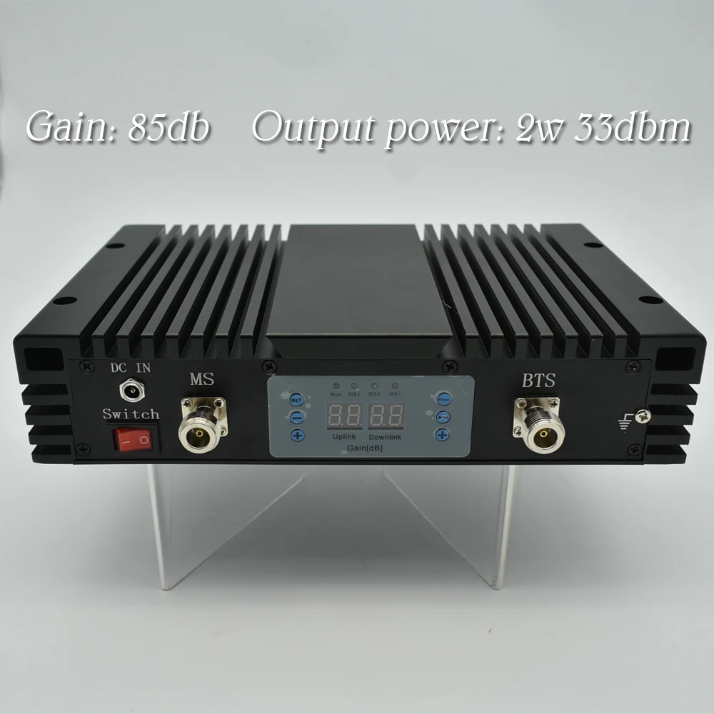 85db 신호 부스터 듀얼 밴드 증폭기 CDMA Lintratek 2W 850 900 1800 2100 GSM 증폭기 모바일 DCS WCDMA 2G 3G 4G LTE 중계기