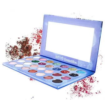 

2019 28 Colors glitter eye shadow powder palette 35Color Cosmetic Diamond make up Metallic Smoky & Matte Pearl Light jz0820
