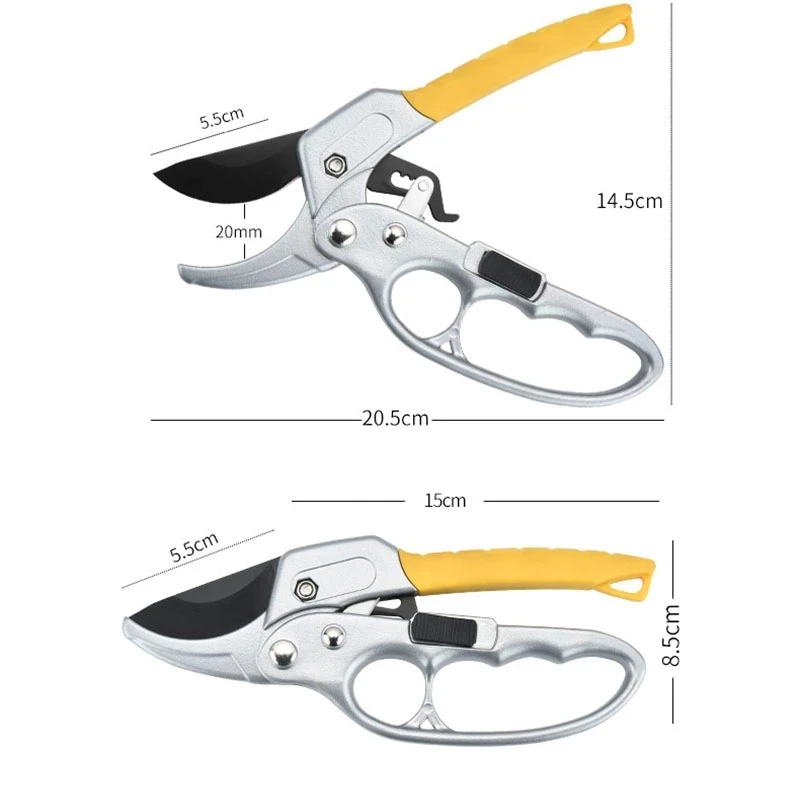 Garden-Pruning-Shear-High-Carbon-Steel-Pruning-Shears-Cutter-Gardening-Plant-Scissor-Branch-Pruner-Trimmer-Tools.jpg Kerti Metszés Nyíró Magas Szén Acél Ollóvágó Kertész Növényi Növény Olló Ág Metsző Trimmer Eszközök Új Csepphajó - Image 6