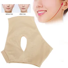 Adjustable Elastic Non-marking Sleep Bandage Lifting V-Face Firming Sagging Law Lines Double Chin Masseter Massage Facial Mask M
