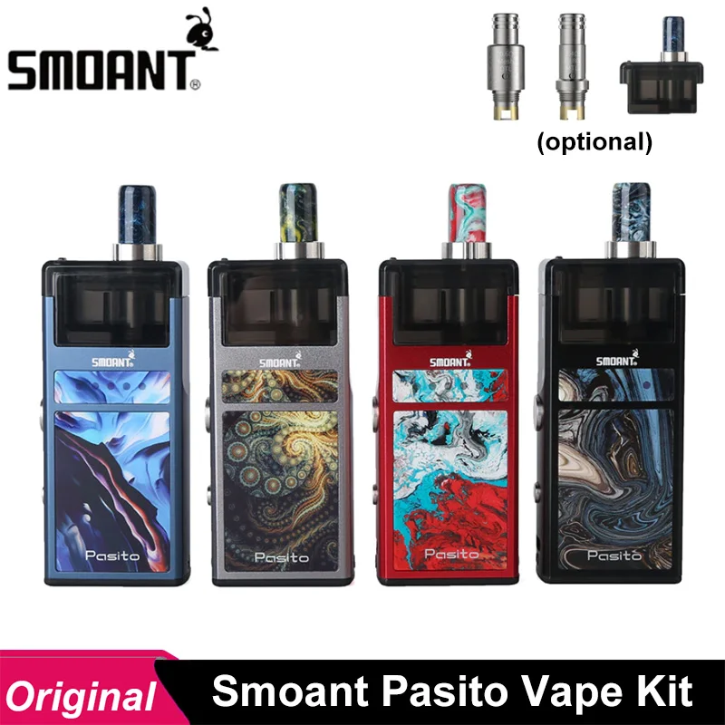 Pod-система для вейпа Smoant Pasito 1100 мА · ч катушка MTL и DTL 3 мл электронная сигарета