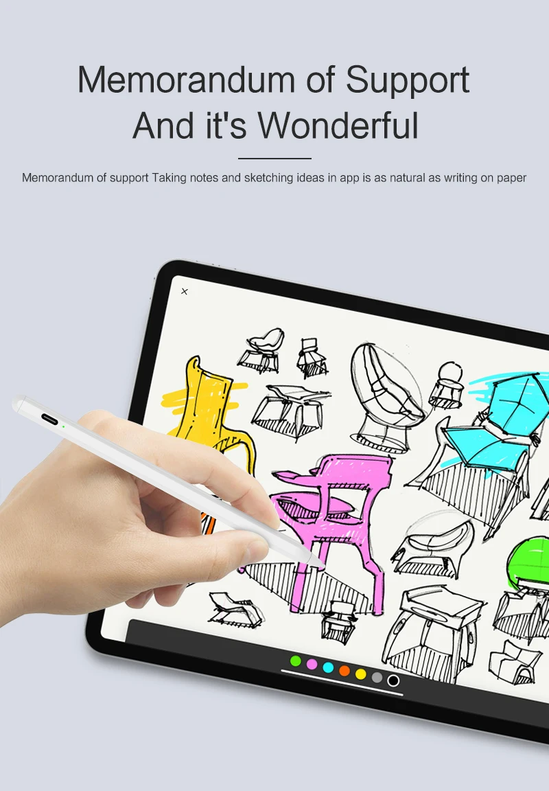 Caneta stylus para alldocumente iplay 40 pro