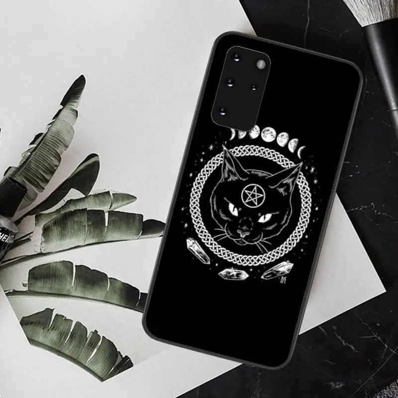 HPCHCJHM Witch and cat Colorful Cute Luxury Unique Design Phone Cover for Samsung S20 plus Ultra S6 S7 edge S8 S9 plus S10 5G HPCHCJHM Witch and cat Colorful Cute Luxury Unique Design Phone Cover for Samsung S20 plus Ultra S6 S7 edge S8 S9 plus S10 5G