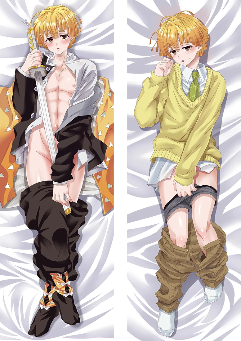 Japanese Anime Demon Slayer Kamado Nezuko Pillow Case Dakimakura Kimetsu No Yaiba Costume Body Throw Cushion Cover Pillowcase