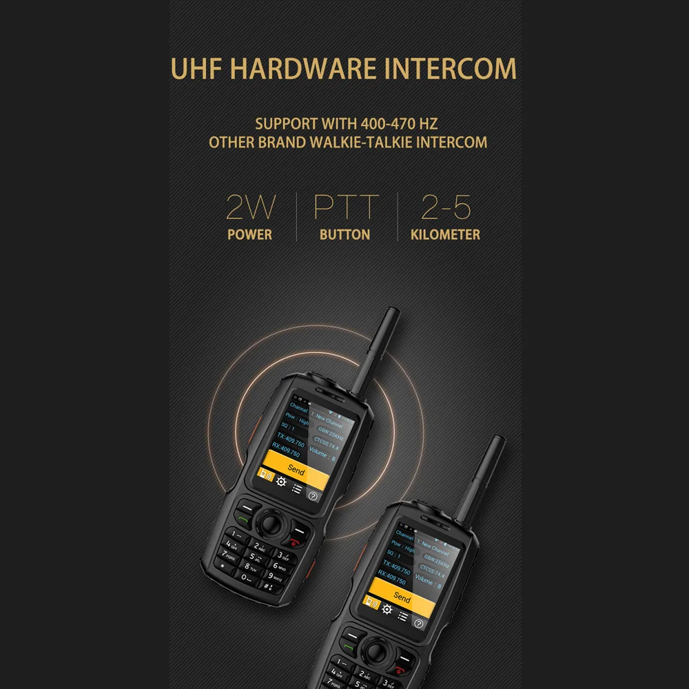 

2020 Hot Sale High Quality A18 Zello PTT UHF Walkie Talkie Rugged SmartPhone 3G Waterproof Android Phone