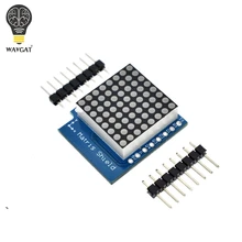 WAVGAT Matrix – bouclier LED V1.0.0 pour WEMOS D1, Mini contrôleur de sortie de Signal numérique, 8X8, panneau de contrôle
