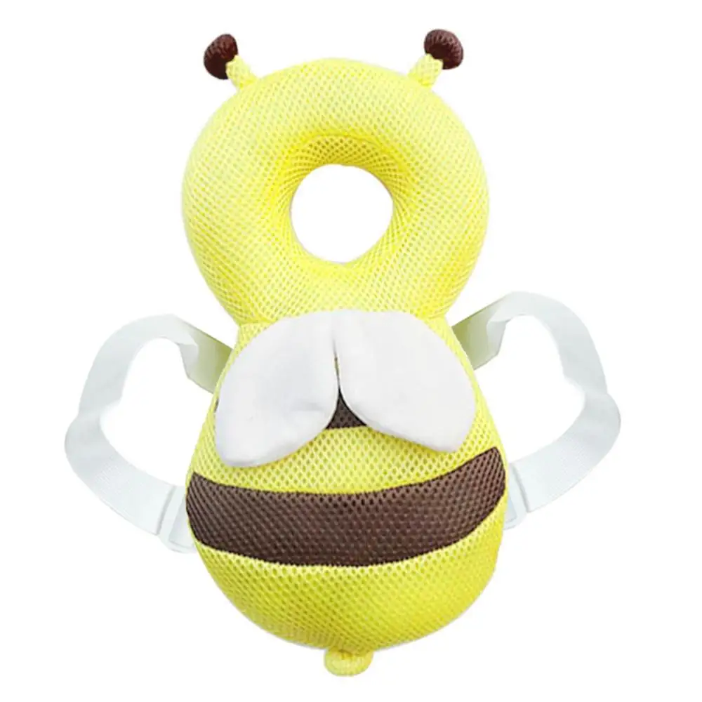 F 36x18x8CM yellow Большая детская подушка для защиты головы, шеи, безопасная подушка, мягкая, дышащая, детская, антиосенняя подушка, для малышей, для сна, позиционер - Цвет: F 36x18x8CM yellow