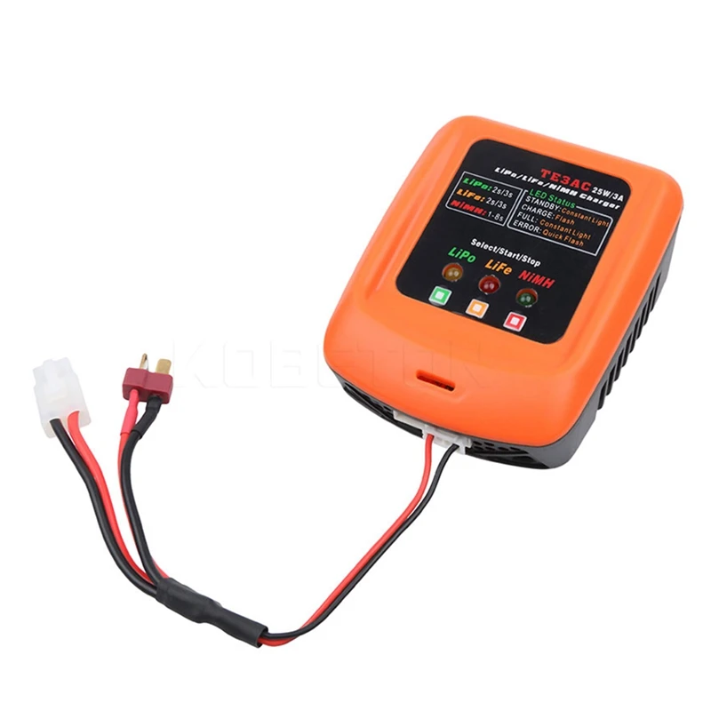 ABHU-Te3Ac 25 W/3A профессиональное зарядное устройство для 2S 3S Lipo/2 S 3S Life/1-8 S Nimh батарея