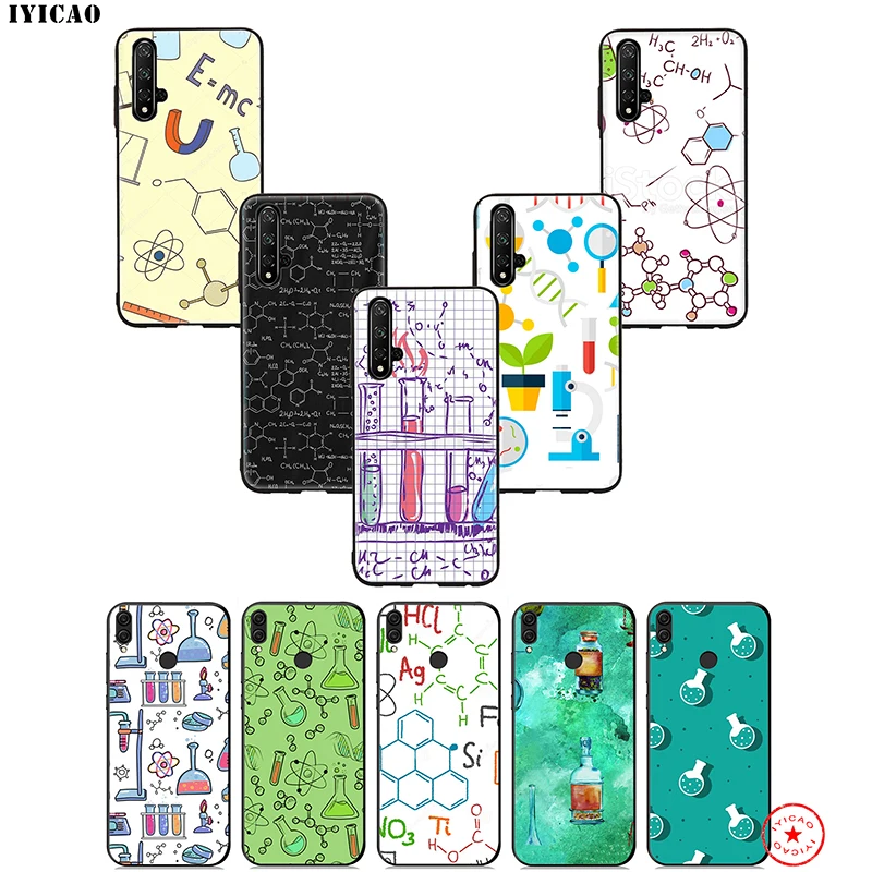 

Mad Science Chemistry Lab Soft Case for Huawei Honor 20 10 9X 9 8C 8X 8 7X 7C 7A 6A Nova 5i 4 3i 2 2i Lite Pro View 20 Note 10