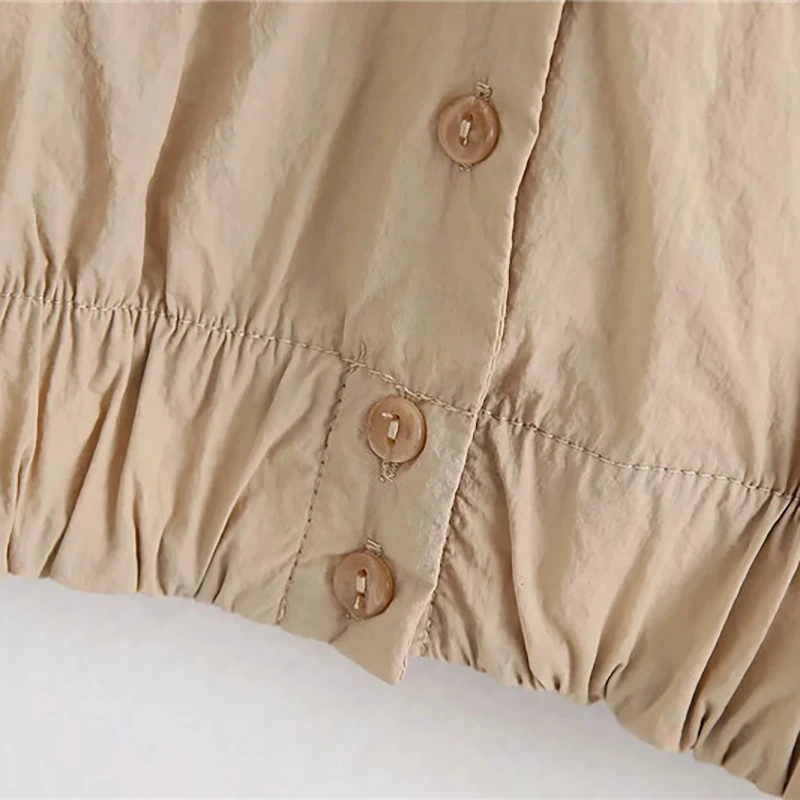 Женская короткая блузка без рукавов feamel летняя однобортная эластичная рубашка