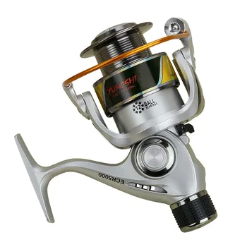 

YUMOSHI reel Metal Fishing Reel Spining reel 2000 3000 4000 5000 6000 7000 post-loading spinning Reel Metal spool reel pesca ECR