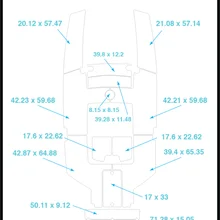 Mastercraft CSX220 плавающий шаг и коврик для кокпита лодка EVA Тиковый настил 1/" 6 мм