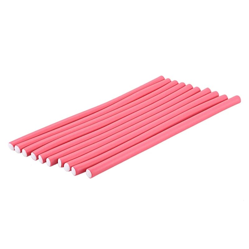 random color 10 шт./партия, мягкие бигуди для волос, бигуди для завивки волос - Цвет: random color