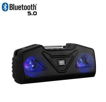

High Power Outdoor Portable Bluetooth Speaker Bass Column Stereo Soundbar Wireless Waterproof Boombox Support TF USB FM caixa de