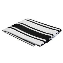 

Universal Stripe Breathable Smooth Comfortable Haircut Cloth Adjustable Buckle Haircut Cloth Thread Design for Hair Dye