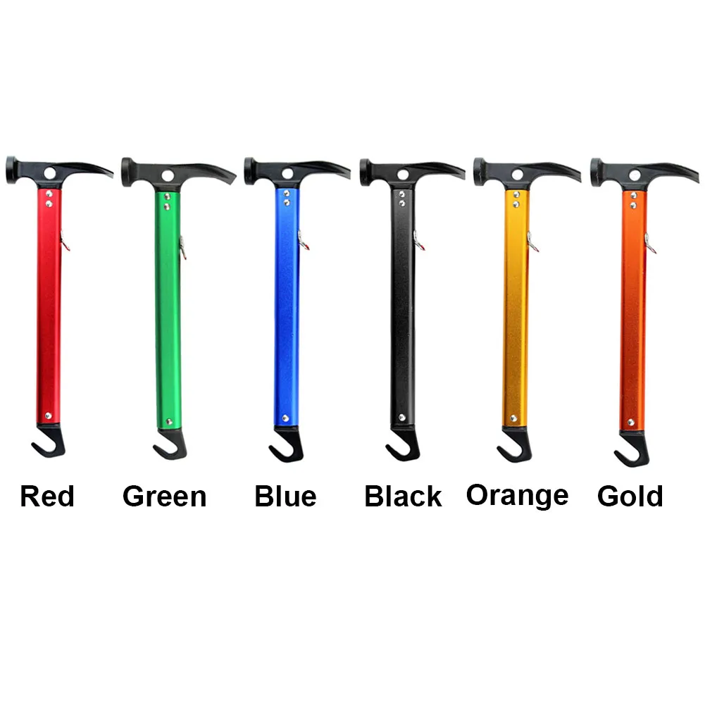 Shovel Strap Aluminum Alloy Ultra Light Pegs Climbing Accessories Portable Stake Tent Nail Tool Outdoor Camping Multi-function