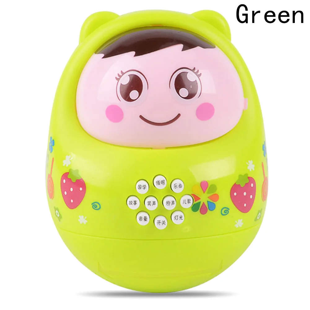 Кидающий тумблер кукла сладкий Колокольчик музыка Roly-poly Обучающие игрушки рождественские подарки Детские игрушки Погремушки 4 цвета