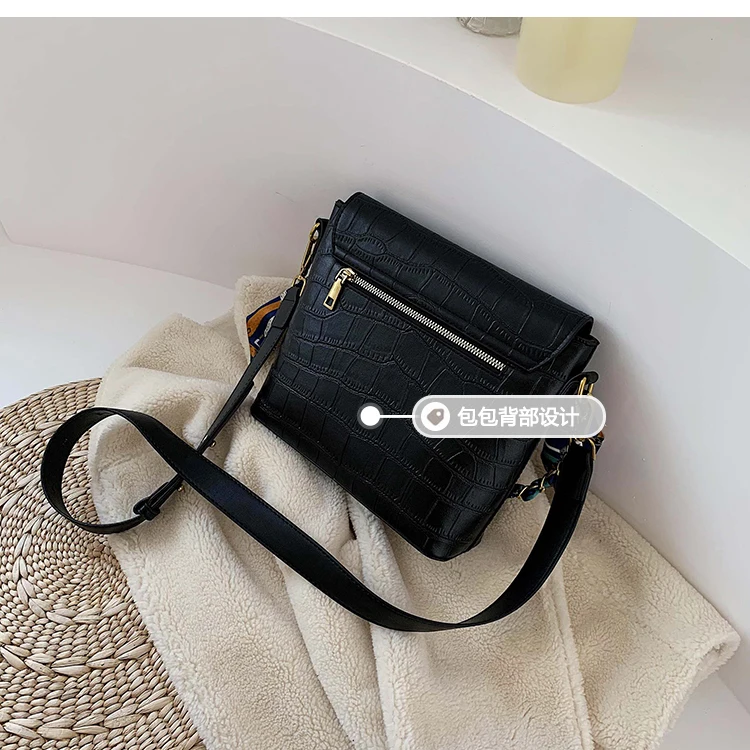 IVog/Новое поступление повседневных женская маленькая сумка через плечо сумка channels черный цепи сумки-мешки для Для женщин