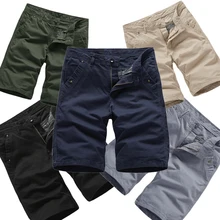 LUCLESAM Men Cargo Shorts Mens Cotton Casual Short Pants Brand Clothing Comfortable Camo pantalones cortos de hombre