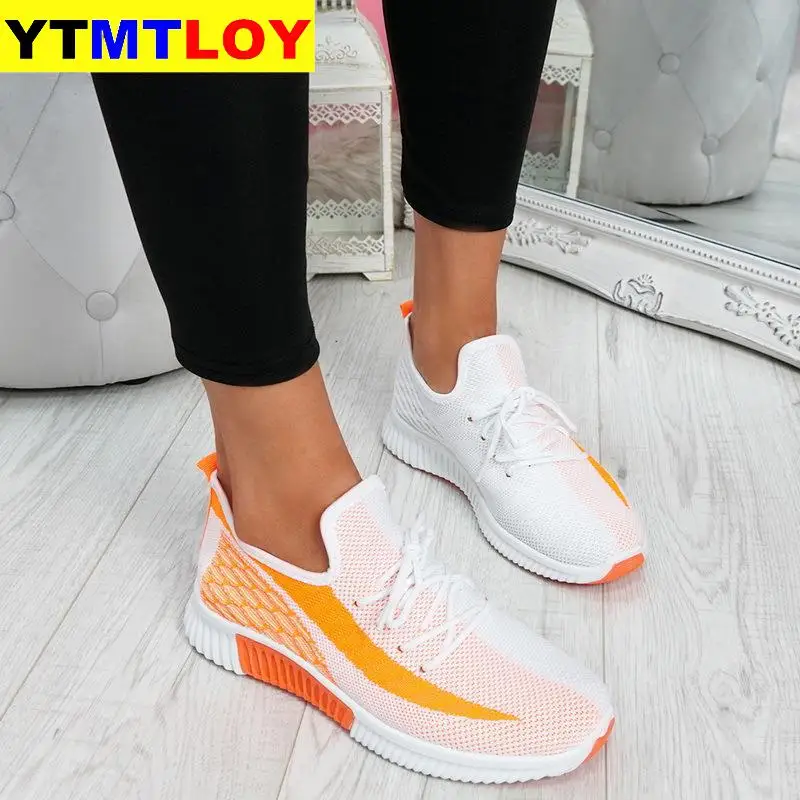 Лидер продаж Женская повседневная обувь на плоской подошве со шнуровкой Zapatos Mujer