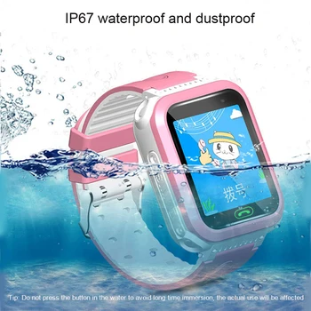 

Smart Watch Children's Smartwatch SOS Phone Watch Smart watch For Kids With Sim Card Photo Waterproof IP67 Kids Gift For IOS