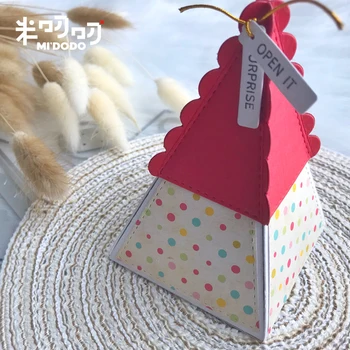 

Cone Gift Box Cutting Dies 2020 for Scrapbooking Birthday Gift Card Making Paper Craft Fustelle New Midodo Metal Cutting Dies