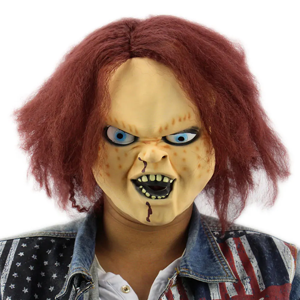 

Horror Latex Breathable Halloween Mask Costume Cosplay Props Decorations