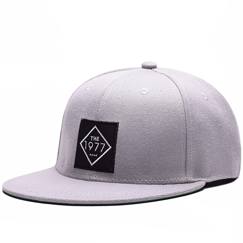 embroidered flat brim hats