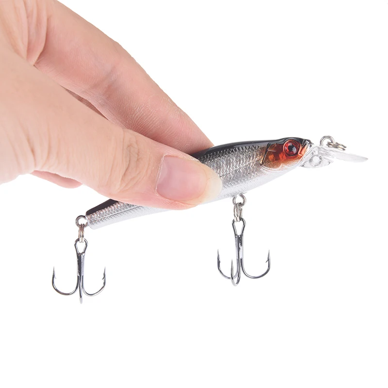 9g/8cm Soft Bait Fish Fishing Lure Shad 3D Eye Soft Silicone Bass Minnow Bait Swimbaits Plastic Lure Pasca Minnow Lure