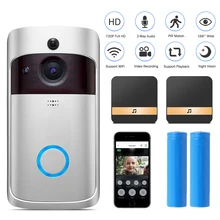 HISMAHO умный видео дверной звонок 720P HD дверная камера домофон IP беспроводной wifi дверной звонок визуальный домашний монитор безопасности ночное видение