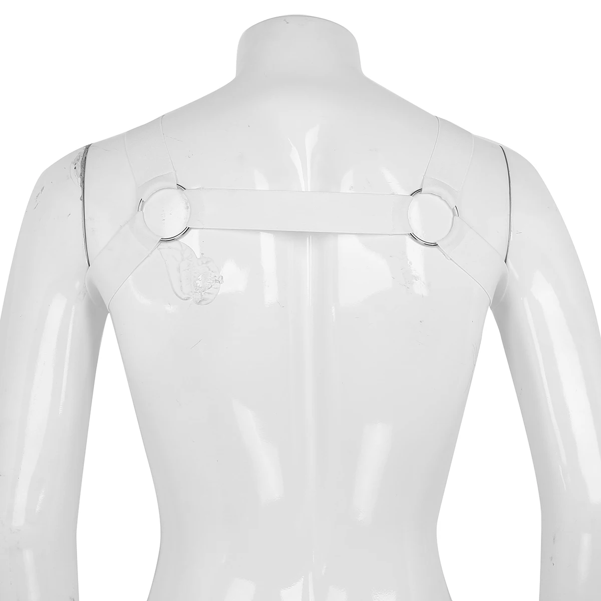 YiZYiF Mens Nylon Harness Belt Elastic Shoulder Body Chest Muscles Straps With O-rings Fancy Club Party Costume Strap Accessory -Zentai shop online He675905e294548b79a6bc9f71268c2f9a.jpg