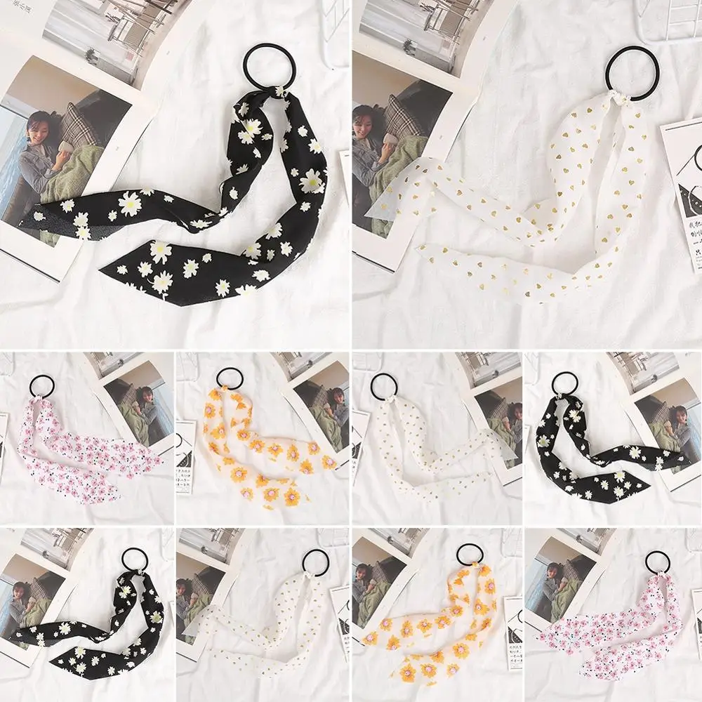 

Hair Rope Hair Band Ladies Ponytail Bow Elastic Hair Rope Tie Hair Hoop Ribbon Hair Band Ladies Hair Bandage