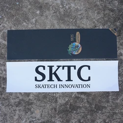 Double Cross Skateboard Stickers  Grunge Graffiti High Material Abrasion Resistant Rullalauta Tarrat Sandpaper Anti-slip KC50PJ