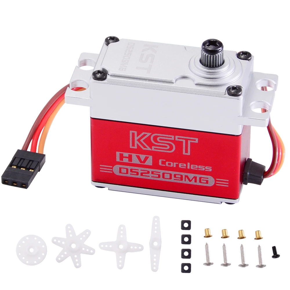 KST DS2509 8 4 V 28 кг 0.1sec сервопривода на бесколлекторном двигателе для автомобиля HV Servo