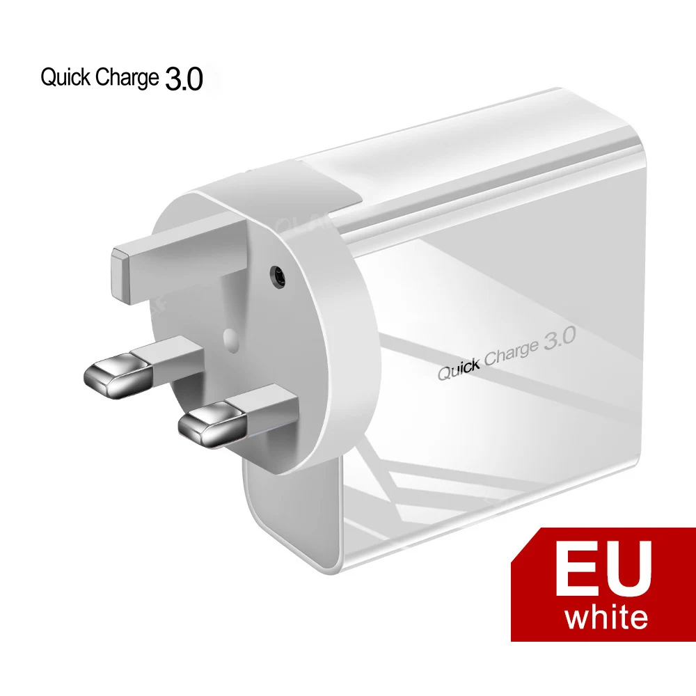 Олаф 48 Вт Быстрая зарядка 3,0 USB зарядное устройство QC3.0 QC Тип C PD вилка Быстрая зарядка настенное зарядное устройство для мобильного телефона для iPhone Xiaomi huawei - Тип штекера: UK Charger