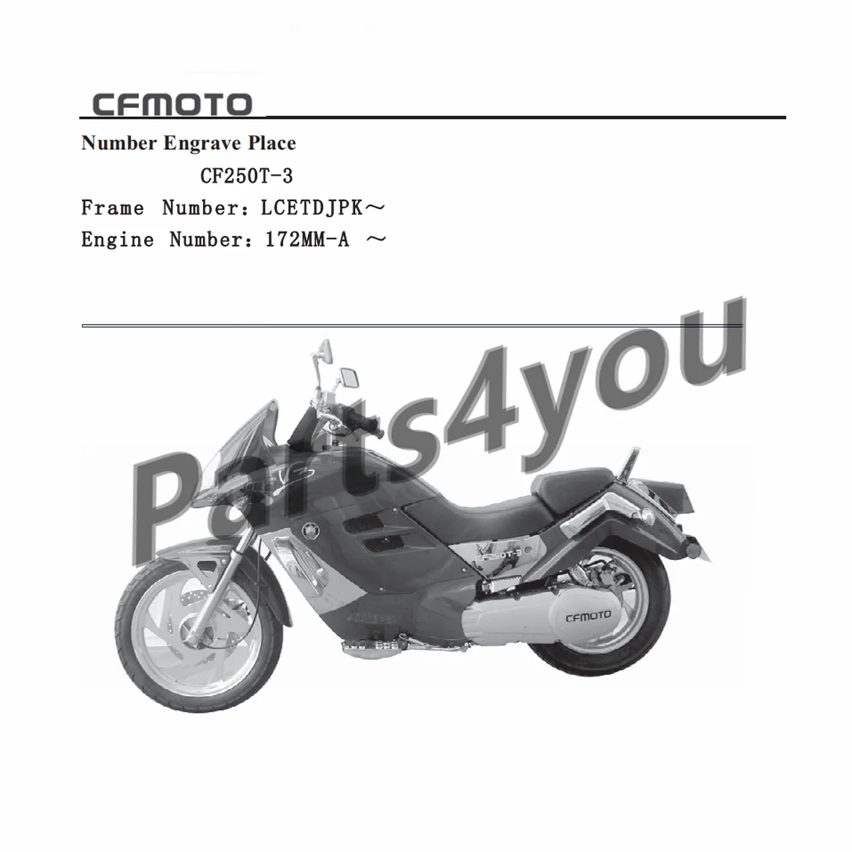 CFMoto CF250T-3 250 Service Repair Manual Motorcycle English Version Send  by Email - AliExpress