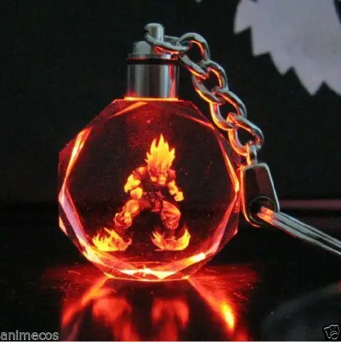 Dragon Ball Dragonball Z Сон Супер Saiyajin Гоку с украшением в виде кристаллов светодиодный