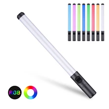 Handheld RGB LED Stick Light Wand 20W Photography Tube Light 3000K-6500K with Multiple Lighting Effects for Party Live Streaming
