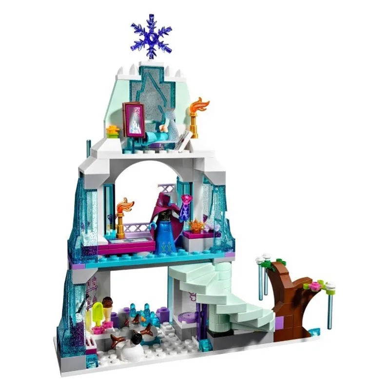 Принцесса замок, домик блоки, кирпичные блоки, «русалка» для принцессы в стиле Ариель в стиле Эльзы и Анны Золушка красавица Совместимость