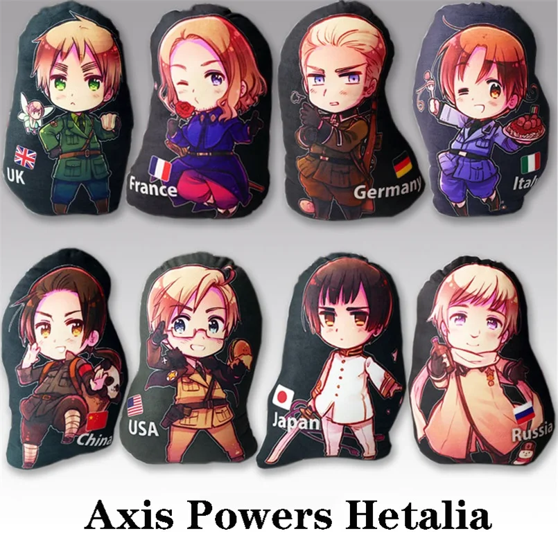 Аниме Axis Powers Hetalia APH Italia Venechiano Ludwig Honda Kiku Косплей Плюшевая Кукла мультфильм Подушка