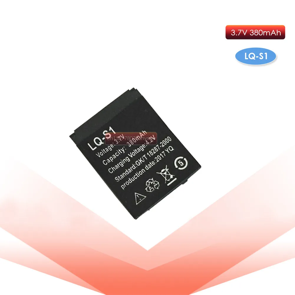 1pc Smart Watch Battery LQ-S1 3.7V 380mAh lithium Rechargeable Battery For Smart Watch QW09 DZ09 W8 Universal Watch Battery - ANKUX Tech Co., Ltd