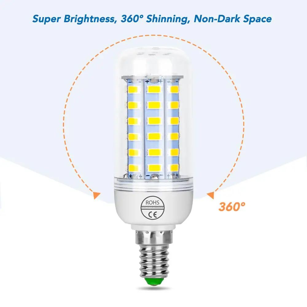 E27 Corn Lamp Led Bulb Light E14 Led Lamp G9 Lampada Led 220V GU10 3W 5W 7W 9W 12W 15W Energy Saving Light for Home B22 5730SMD