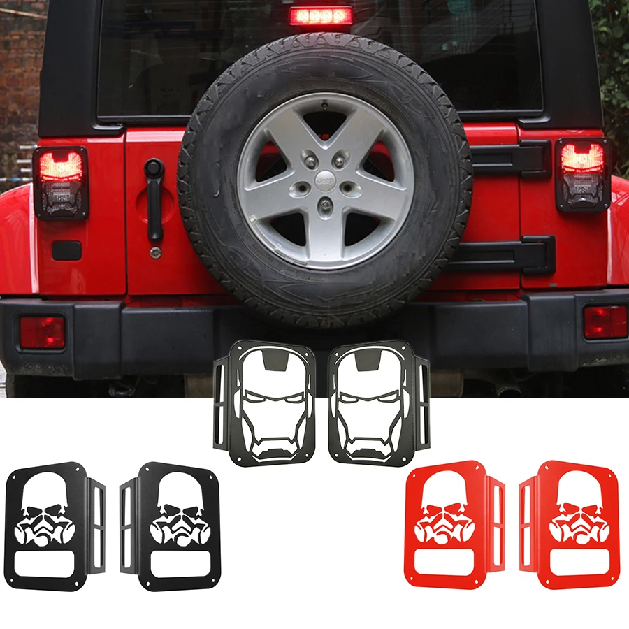 Колпачки фар для Jeep Wrangler JK 2007 вверх автомобильная задсветильник РА защитное