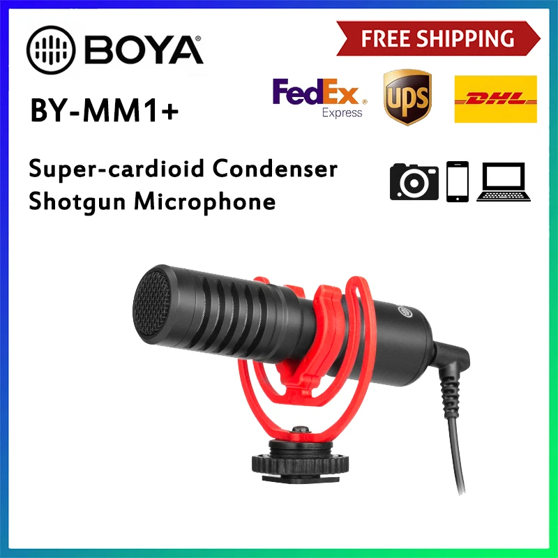 

Boya BY-MM1 + микрофон для видеозаписи цифровых зеркальных фотокамер смартфонов Iphone Android Canon Nikon Osmo Карманный Youtube vlog Mic