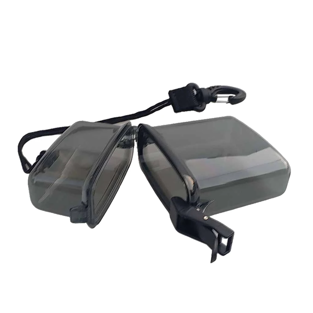 2Pcs Surf Scuba Diving Waterproof Dry Box Case for Money ID Cards License Keys for Water Sports