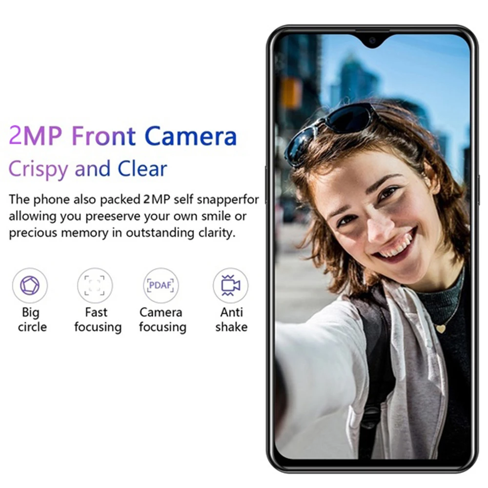 SOYES P30 Pro Mobile Phone Android 6.3 inch screen Face&Fingerprint Unlock cell phone 2gb ram 32gb rom 2 Sim Card Smartphones