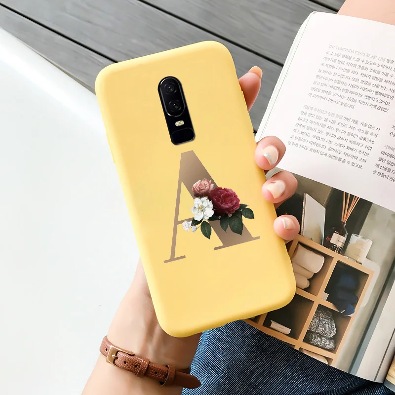 mobile pouch for running For OnePlus 6 Case Cartoon Cute Pattern Soft Silicone TPU Painted Matte Shockproof Mobile Phone Protection Cover flip cover Cases & Covers