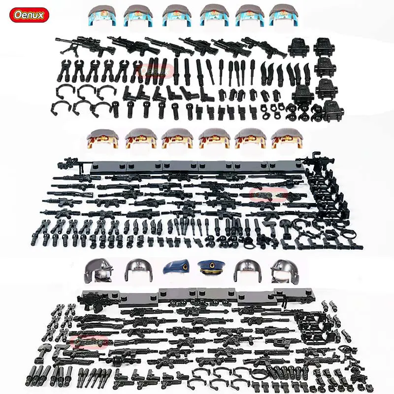 

Oenux Modern Army Soldier Mini Navy Air Force Figures Military Building Block Military Weapon Brick Toy Compatible With Legoings