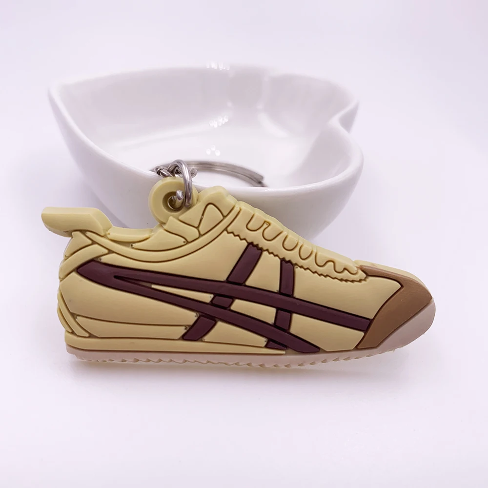 Мини Силиконовый SPLY-350 V2 брелок в форме обуви Off White Женщины Мужчины Дети брелок подарок Porte Clef брелок-кроссовок для ключей - Цвет: K0108-8